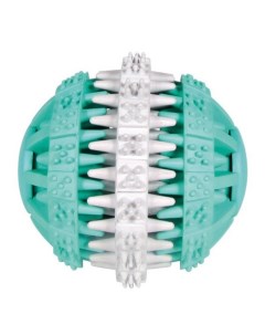 Мяч Denta Fun 7 5 см резина белый зелёный Trixie