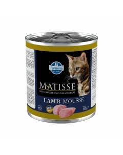 Matisse Mousse Lamb влажный корм для взрослых кошек с ягнёнком мусс в консервах 300 г Farmina