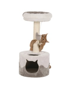 Домик для кошки Nuria 71 см белый серый Trixie