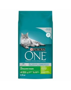 Housecat сухой корм для кошек с индейкой и цельными злаками 9 75 кг Purina one
