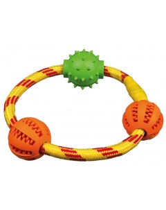 Игрушка Denta Fun кольцо с мячиками ф20 см Trixie