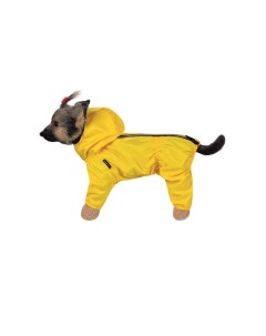 Дождевик для собак Мартин желтый 5 37см размер XXL Dogmoda