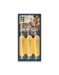 Лакомство для кошек изысканные колбаски с мясом курицы 3шт Mr.buffalo