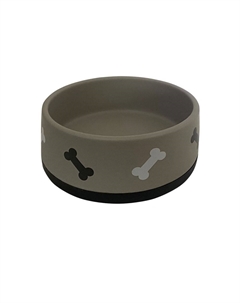 Миска для животных Bonny серая керамическая 12,5х12,5х5,5см 330мл Foxie