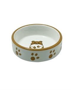 Миска для грызунов Hamster белая керамическая 8,5х8,5х3см 70мл Foxie