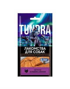 Лакомство для собак Наггетсы из индейки с яблоком Tundra