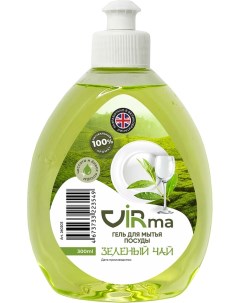 Средство для мытья посуды VIRma Эконом зеленый чай 300мл Вириди групп