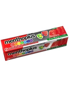 Леденцы Menthoplus Vitamin C E с клубничным вкусом 29 4г Arcor s.a.i.c.