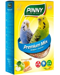 Корм для волнистых попугаев Pinny с фруктами бисквитом и витаминами 800г Pineta