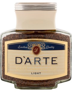 Кофе растворимый DArte Light Taste 100г Интеркафе