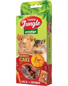 Лакомство для грызунов Happy Jungle Престиж Мед Овощи 3шт упаковка 2 шт Экопром