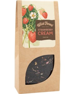Чай черный Wild Forest Strawberry Cream 100г Русская чайная компания