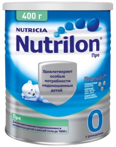 Смесь Nutrilon Пре 0 молочная С 0 месяцев 400г Nutricia