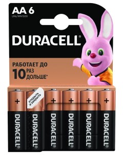 Батарейки АА 6шт Duracell