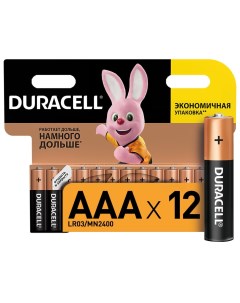 Батарейки Basic AAA 12шт Duracell