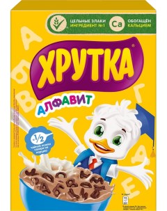 Готовый завтрак Хрутка Алфавит Шоколадный 350г Сириал партнерс рус