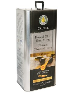Масло оливковое Cretel Estate Extra Virgin нерафинированное 5л Cretel s.a