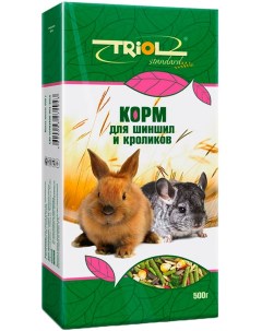 Корм для шиншил и декоративных кроликов Triol Криспи 500г Боспико