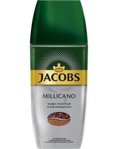 Кофе Jacobs Millicano молотый растворимый 90г Якобс дау эгбертс рус