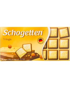Шоколад Schogetten Трилогия 100г Ludwig shokolade gmbh & co. kg