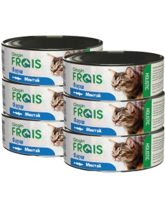 Влажный корм для кошек Frais Holistic Cat фарш минтай 100г упаковка 6 шт Жупиков