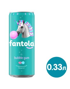 Напиток Черноголовка Fantola Bubble Gum 330мл Аквалайф