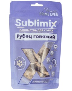 Лакомство для собак Prime Ever Sublimix Рубец говяжий 35г упаковка 3 шт Фриз драй
