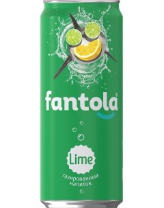 Напиток Fantola Lime 330мл Пк аквалайф