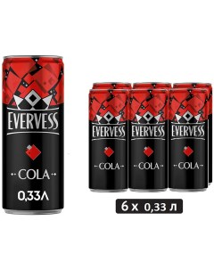 Напиток Evervess Кола 330мл упаковка 6 шт Пепсико холдингс