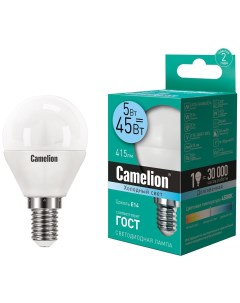 Лампа светодиодная Camelion E14 5Вт Litarc lighting&electromic ltd
