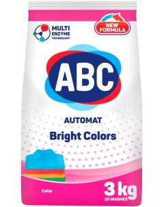 Стиральный порошок ABC для цветного 3кг Abc deterjan sanayi ve ticaret as