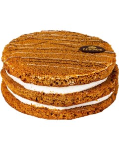 Торт У Палыча Домашний медовик со сметаной 600г Эко-меню