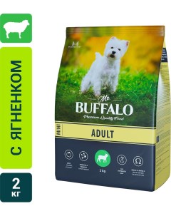 Сухой корм для собак Mr Buffalo Adult Mini с ягненком 2кг No vendor