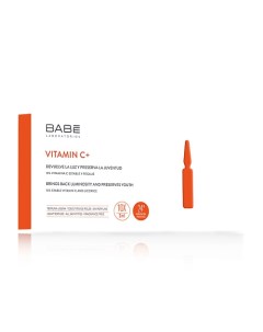 Ампулы для лица для сияния гладкости кожи Витамин С 20 Laboratorios babe