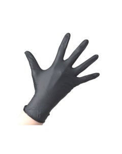 Перчатки нитриловые черные XS NitriMax 100 шт Чистовье