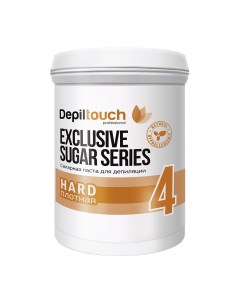 Паста сахарная для депиляции 4 плотная Exclusive 1600 гр Depiltouch professional