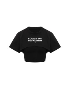Хлопковая футболка Comme des fuckdown