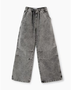 Серые джинсы трансформеры Parachute с резинками для девочки Gloria jeans