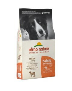 Корм для взрослых собак с ягненком 2 кг Almo nature