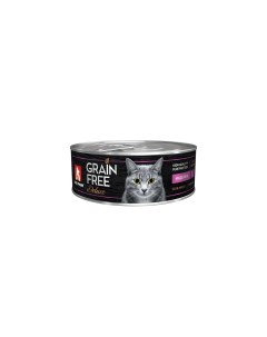 Консервы для кошек GRAIN FREE со вкусом индейки 100 г Зоогурман