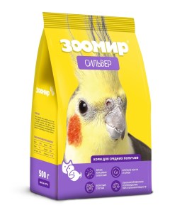 Корм для средних попугаев Сильвер 5 кг Зоомир