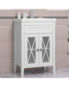 Тумба под раковину Палермо 60 00-00006719 Белая матовая Opadiris