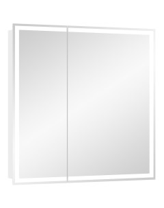 Зеркальный шкаф Allure LED 80 МВК045 с подсветкой Белый Континент