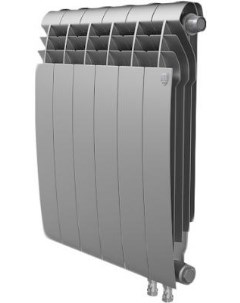 Радиатор BiLiner 500 Silver Satin VR 8 секц Royal thermo