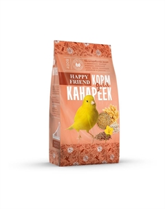 Корм для птиц для канареек 500г Happy friend