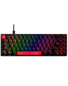 Клавиатура Alloy Origins 65 RED switches Black USB кириллица QWERTY Hyperx