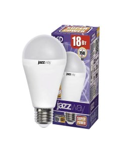 Лампа светодиодная E27 18W 3000K матовая 5006188 Jazzway