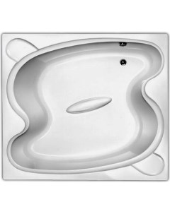 Акриловая ванна Helios 194х170 белая Vagnerplast