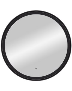 Зеркало Planet 80х80 с подсветкой черный Continent