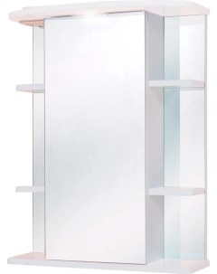 Зеркало шкаф Глория 60 R с подсветкой белый 206008 Onika